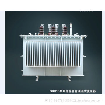 Amorphous alloy oil immersed transformer